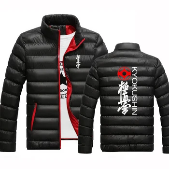 Мода на Киокушинкай карате с принтом 2023, Новые мужские зимние теплые утепленные водолазки, однотонный хлопковый спортивный костюм, универсальное пальто