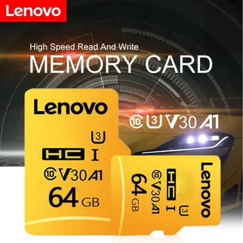 Оригинальная Карта Lenovo TF Card 16GB 32GB 64GB Class 10 Флэш-Карта Памяти 64GB 128GB 256GB 512GB 1TB 2TB Mini Sd-Карта Для Смартфона