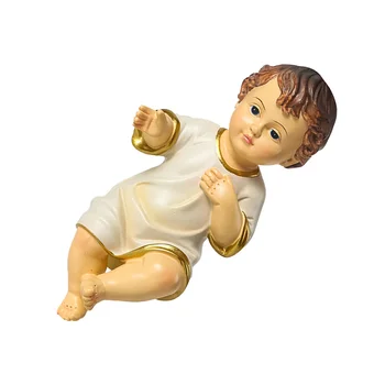 Религиозный Орнамент Святого Ребенка Наружный Домашний декор Украшение Святого Ребенка Смола Украшает фигурку Статуя Иисуса