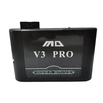 1 ШТ 1500 В Одной Флэш-карте EDMDS V3 Pro Китайской Версии Md Game Cassette Card Для Игровых Консолей Sega Черный