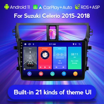 FELLOSTAR 8-ядерный 8 ГБ + 128 ГБ Android Система Автомобильное Радио Мультимедийный Плеер Навигация Беспроводной CarPlay Для Suzuki Celerio 2015-2018